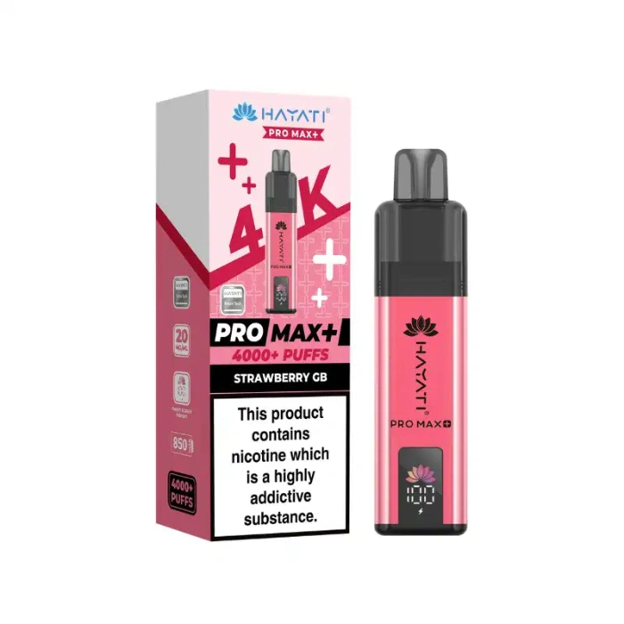 Strawberry GB Hayati Pro Max Plus 4K Prefilled Pod Kit
